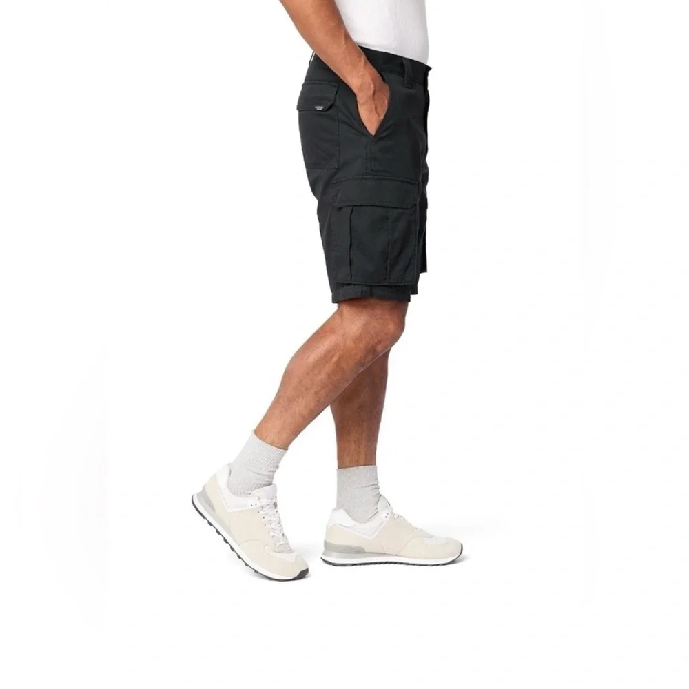 Men's Black Cargo Shorts